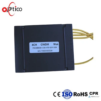 Démultiplexeur multiplexeur CWDM 4 canaux